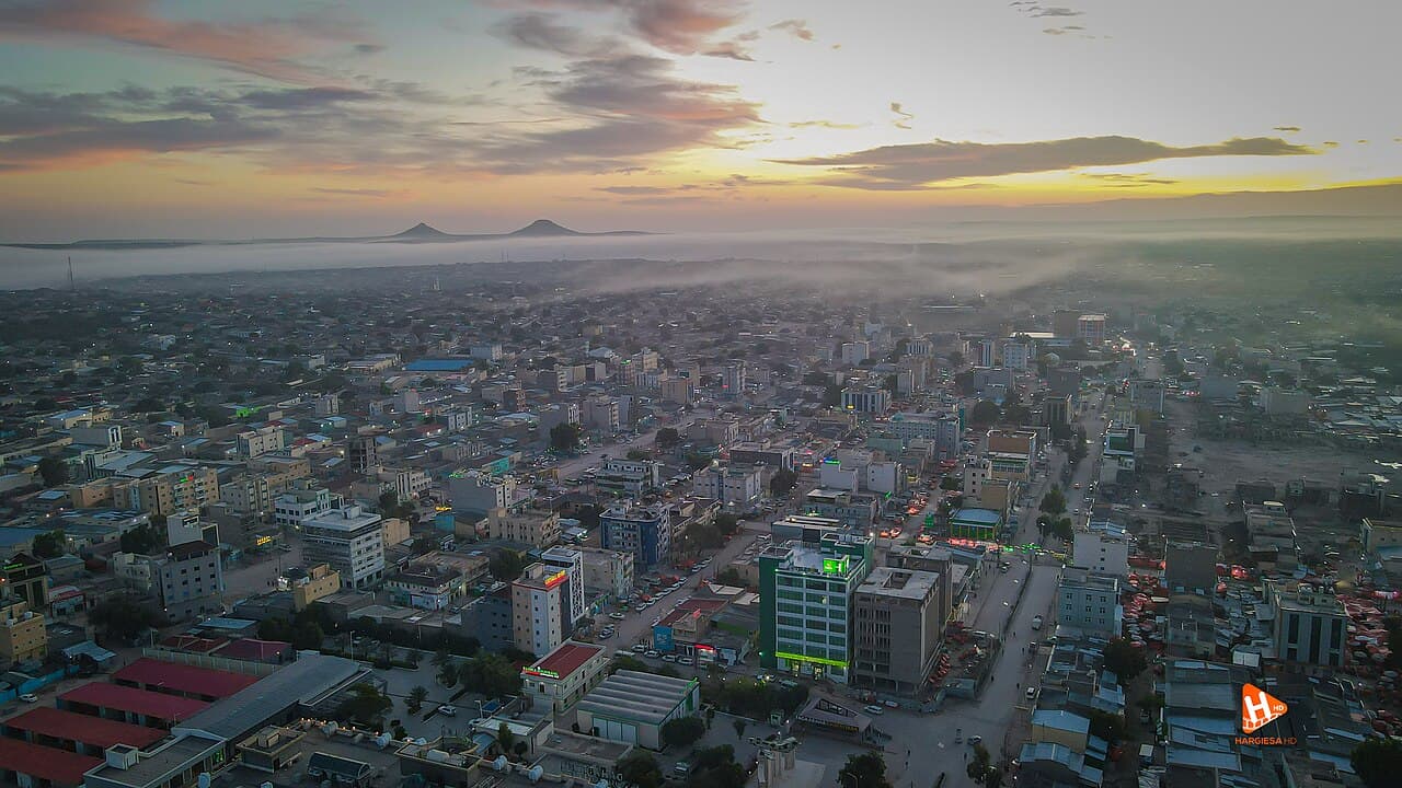 Hargeisa, aerial view