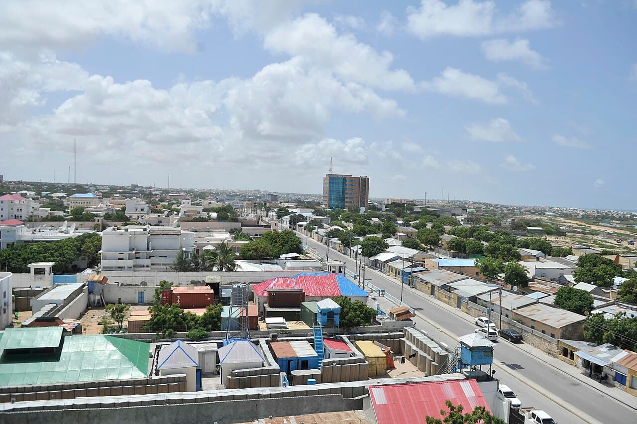 Mogadishu skyline, the rebuilt city
